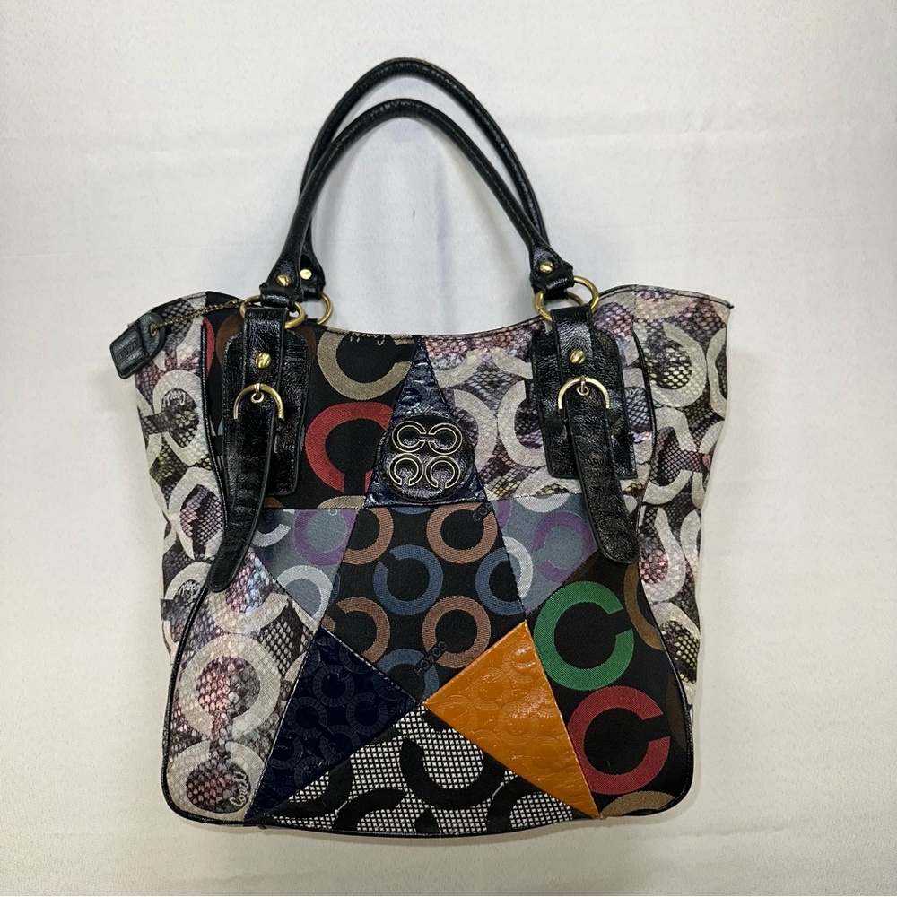 Coach Vintage Multi Patch Patchwork 1941 Hobo 2 S… - image 11